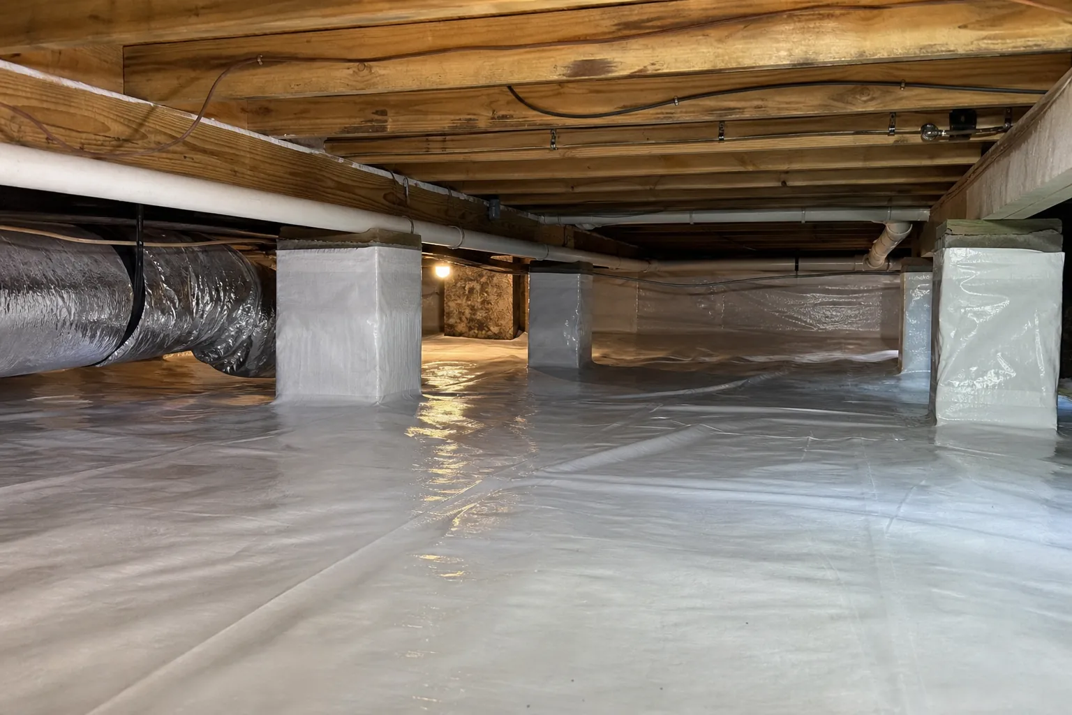 Editorial illustration of Protect your Wilmington home with crawl space encapsulation in North Carolina