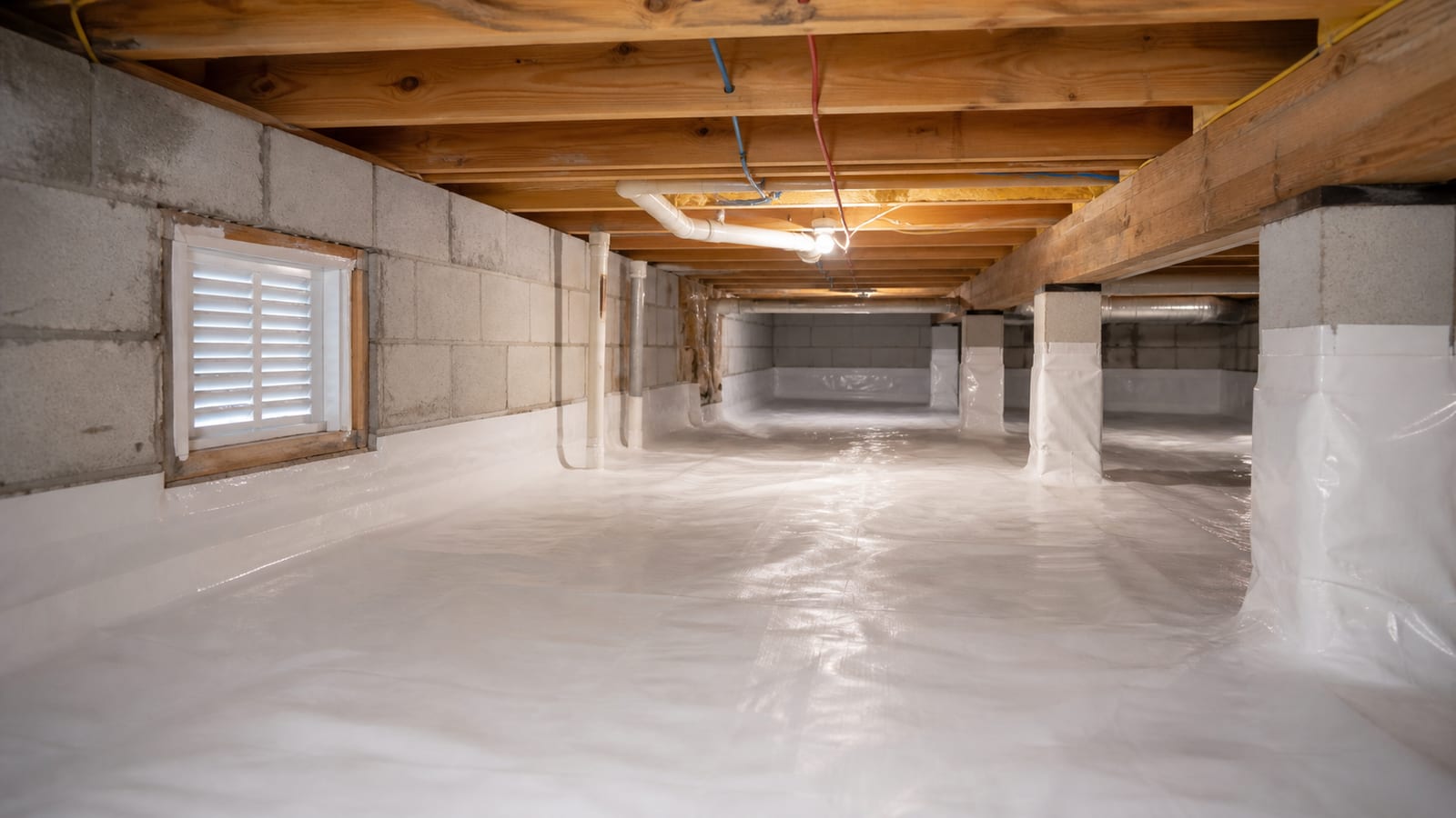 Sealed foundation opening after crawl space vent replacement in Holly Springs
